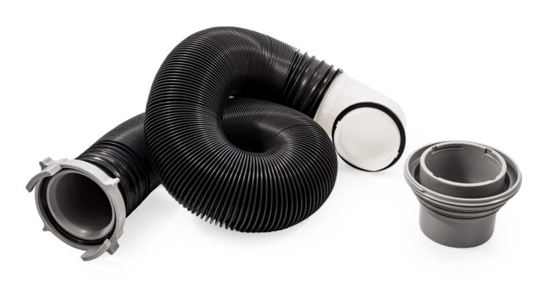 Kit de tuyau d'évacuation pour camping-car Camco de 3 mètres avec raccords pré-assemblés Kit de tuyau d'évacuation pour camping-car Camco de 3 mètres avec raccords pré-assemblés