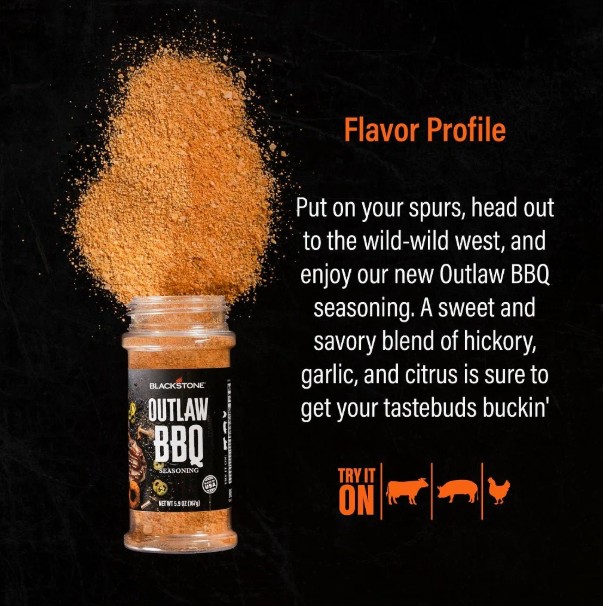 Blackstone Gourmet Series -Outlaw BBQ Spice