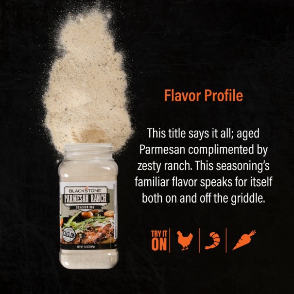 Série Blackstone Gourmet - ranch au parmesan