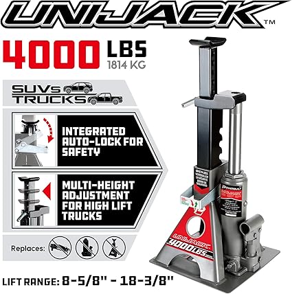 Powerbuilt 2 Ton UniJack Combination Hydraulic Bottle Jack/Jackstand