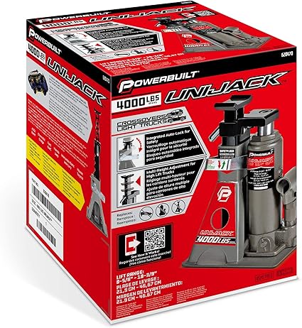 Powerbuilt 2 Ton UniJack Combination Hydraulic Bottle Jack/Jackstand