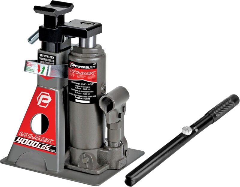 Powerbuilt 2 Ton UniJack Combination Hydraulic Bottle Jack/Jackstand