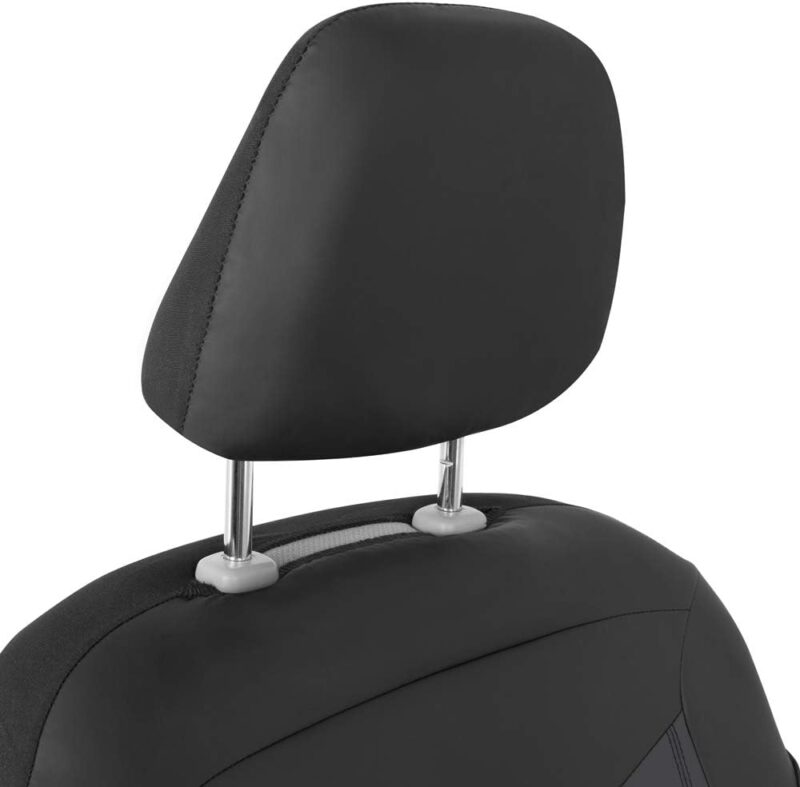 BDK 2 piece Automotive Seat Covers featuring Faux Leather Spill Resistant Material3