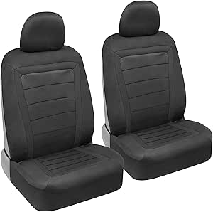 BDK 2 piece Automotive Seat Covers featuring Honeycomb Mesh for Increased Ventilation and Comfort