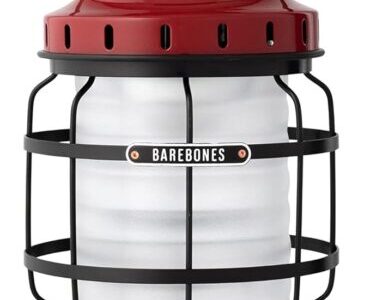 Barebones Rechargeable Forest Lantern Red