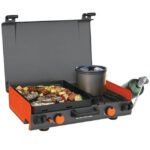 Blackstone 14inch Adventure Ready Series Griddle with Side Burner, Latching Hood and Carrying Handle
