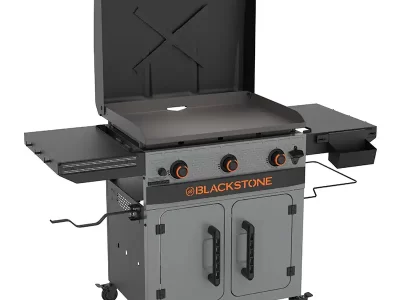 Blackstone 28inch Bronco Series XL Omnivore Griddle with Hood and Storage Cabinet