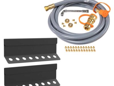 Blackstone Griddle Essentials Natural Gas Conversion Kit with Wind Guards