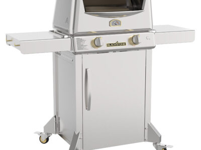 Blackstone Select Series Pizza Oven with Stainless Steel Cart and Built in Storage