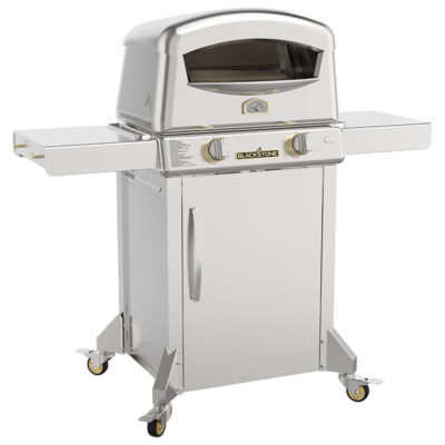 Blackstone Select Series Pizza Oven with Stainless Steel Cart and Built in Storage Blackstone Select Series Pizza Oven with Stainless Steel Cart and Built in Storage