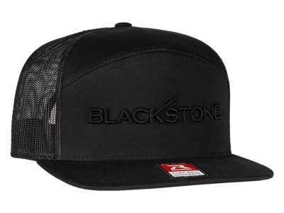 Blackstone Snapback Hat with Breathable Mesh Back and Bold Logo