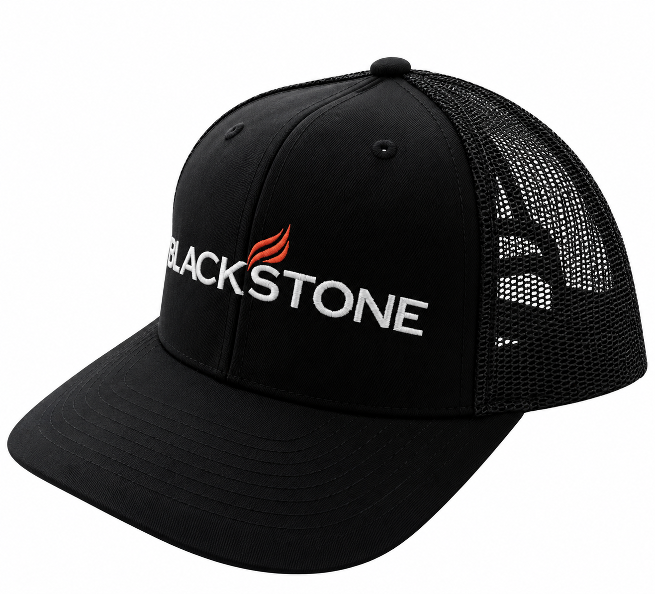 Blackstone Snapback Hat with Breathable Mesh Back and Bold Logo3