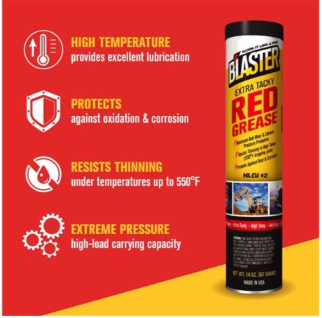B’laster Graisse Rouge Extra Collante – 397g