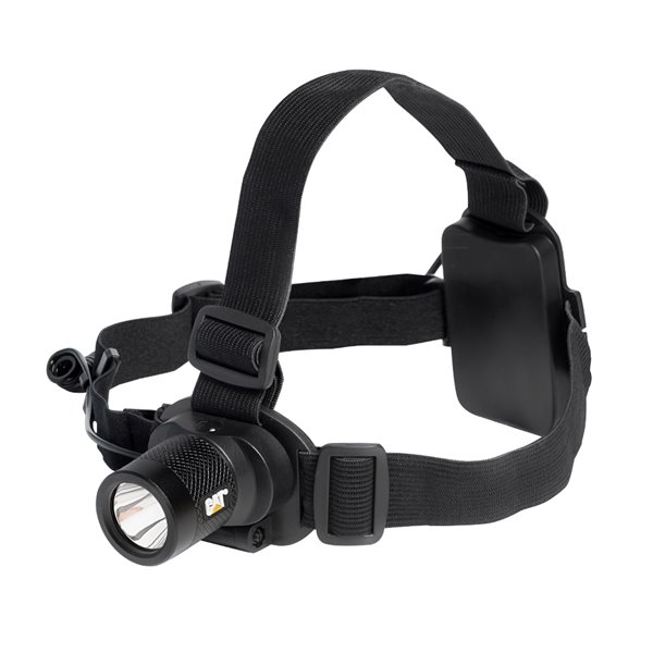 CAT Lighting Lampe frontale à LED CREE de 120 lumens avec réglage de la lumière par cliquet