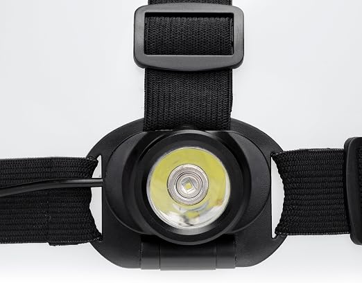 Lampe frontale CAT avec LED CREE de 120 lumens et réglage de la lumière à cliquet