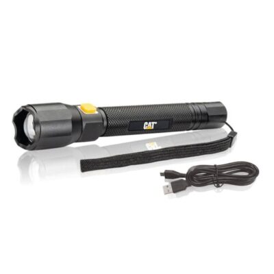 CAT Lighting 120 Lumen LED Focusing Power Rechargeable Flashlight