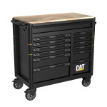 Cat 13 Drawer Rolling Tool Cabinet Black