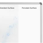 DEMW002 Luxor Mobile Double Sided Porcelain Whiteboard with Stand & Marker Tray – 72 x 40