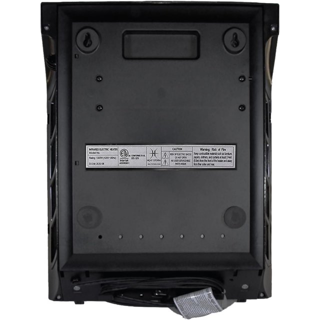 Heat Storm 1000W Infrared Cabinet Heater with Thermostat and Remote Control1