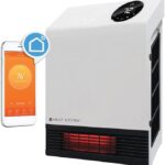Heat Storm 1000W Wall Mount Wi Fi Heater with Thermostat and 3 Heat Settings