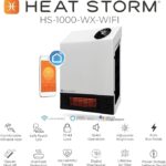 Heat Storm 1000W Wall Mount Wi Fi Heater with Thermostat and 3 Heat Settings5
