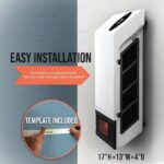 Heat Storm 1500W Infrared Quartz Portable Heater with Thermostat and Overheat Protection – White3