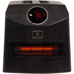 Heat Storm Mojave 1500W Portable Infrared Heater with Digital Thermostat and Safe Touch Grill