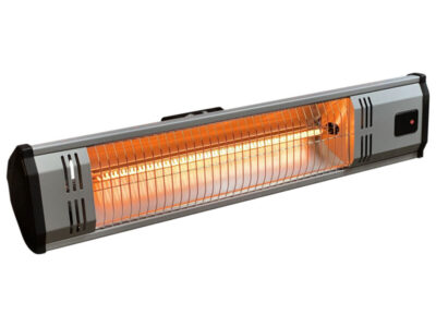 Heat Storm Tradesman 1500W Outdoor Infrared Quartz Heater with WallCeiling Mount and Remote Control