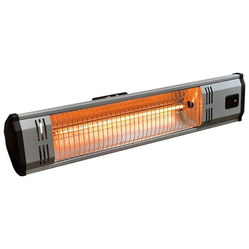 Heat Storm Tradesman 1500W Outdoor Infrared Quartz Heater with WallCeiling Mount and Remote Control
