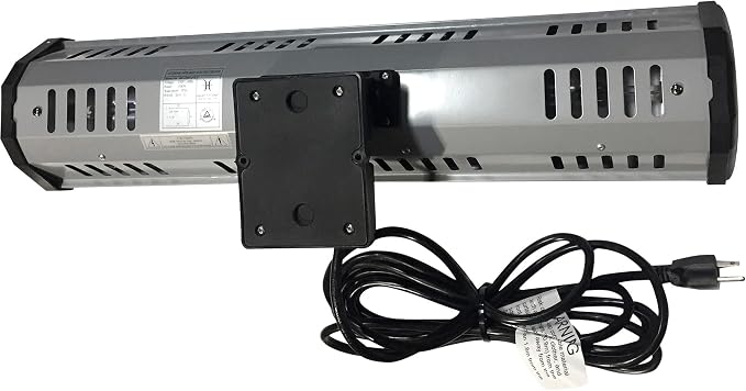 Heat Storm Tradesman 1500W Outdoor Infrared Quartz Heater with WallCeiling Mount and Remote Control13