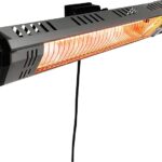 Heat Storm Tradesman 1500W Outdoor Infrared Quartz Heater with WallCeiling Mount and Remote Control2