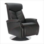 Intro Tech Pitstop Furniture Grand Prix Series Racing Recliner Chair Black