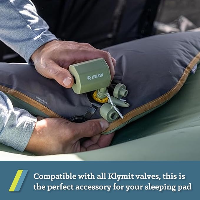 Klymit Tempest Rechargeable Electric Pump compatible with all Klymit valves3