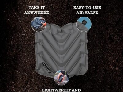Klymit V Seat Lightweight Inflatable Camp Seat Cushion1