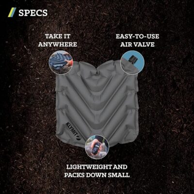 Klymit V Seat Lightweight Inflatable Camp Seat Cushion1
