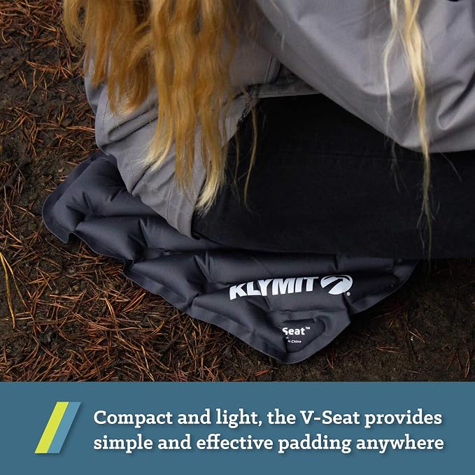 Klymit V Seat Lightweight Inflatable Camp Seat Cushion5 Klymit V Seat Lightweight Inflatable Camp Seat Cushion5