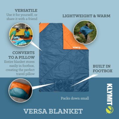Klymit Versa Luxe High Loft Fleece Camp Blanket – Full Size1 Klymit Versa Luxe High Loft Fleece Camp Blanket – Full Size1
