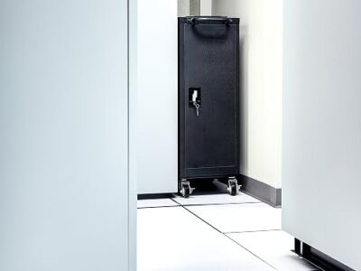 Luxor 12 Device Charging Cabinet Cart for up to 16inch Screens