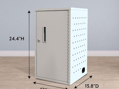 Luxor 12 Device Vertical Wall Desk Charging Box for up to 13inch Screens1