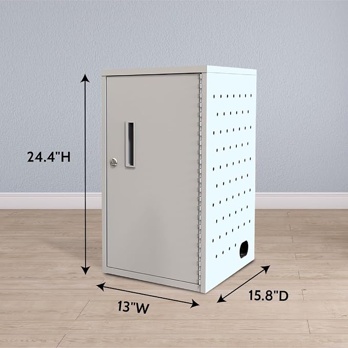 Luxor 12 Device Vertical Wall Desk Charging Box for up to 13inch Screens1