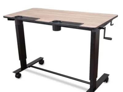 Luxor 2 person Adjustable Height Desk with Crank Handle