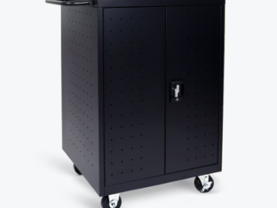Luxor 24 Device Charging Cabinet Cart for up to 16inch Screens