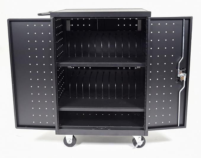 Luxor 24 Device Charging Cabinet Cart for up to 16inch Screens1 Luxor 24 Device Charging Cabinet Cart for up to 16inch Screens1