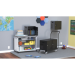 Luxor 30 Device Charging Cabinet Cart for up to 13inch Screens
