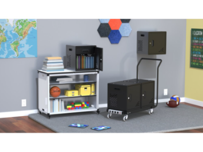 Luxor 30 Device Charging Cabinet Cart for up to 13inch Screens (Cabinet de charge pour écrans de 13 pouces)