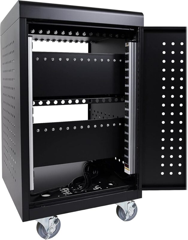 Luxor 30 Device Charging Cabinet Cart for up to 16inch Screens5