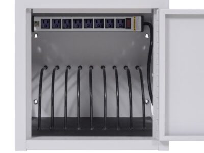 Luxor 8 Device Wall or Desktop Charging Cabinet for up to 13inch Screens (cabinet de charge mural ou de bureau pour écrans jusqu'à 13 pouces)