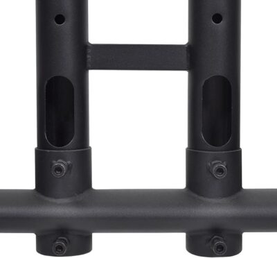 Luxor Adjustable Height Rolling TV Stand for 32inch to 70inch Screens