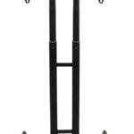 Luxor Adjustable Height Rolling TV Stand for 32inch to 70inch Screens