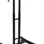 Luxor Adjustable Height Rolling TV Stand for 32inch to 70inch Screens3